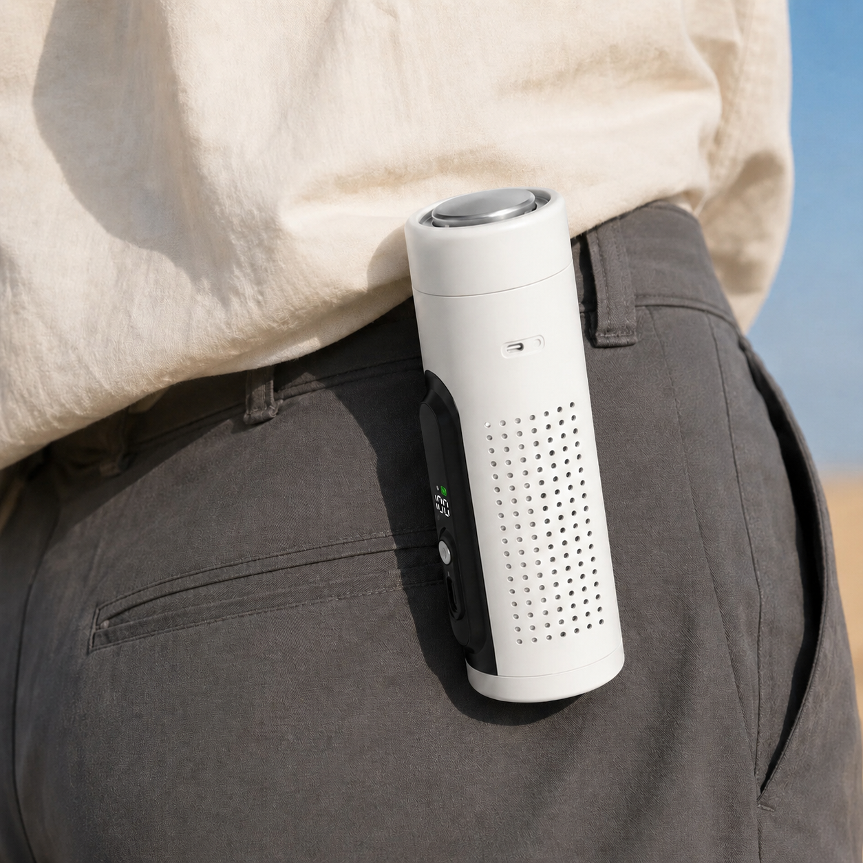 Portable Semiconductor Cooling Hand Fan